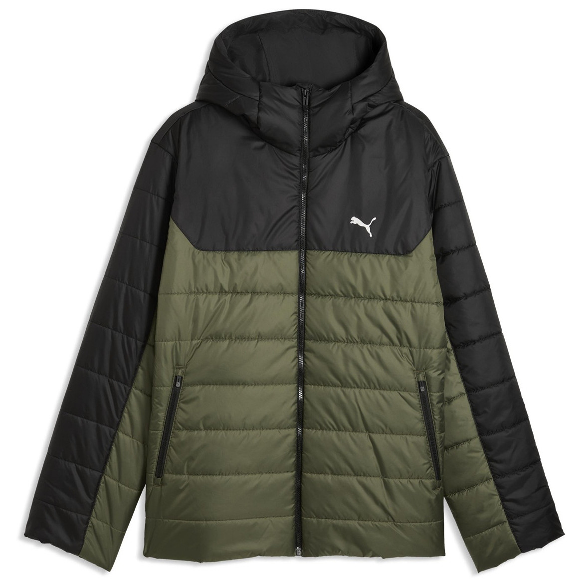 Kurtka męska Puma ESS Hooded Padded Jacket Rozmiar: L / Kolor: zielony