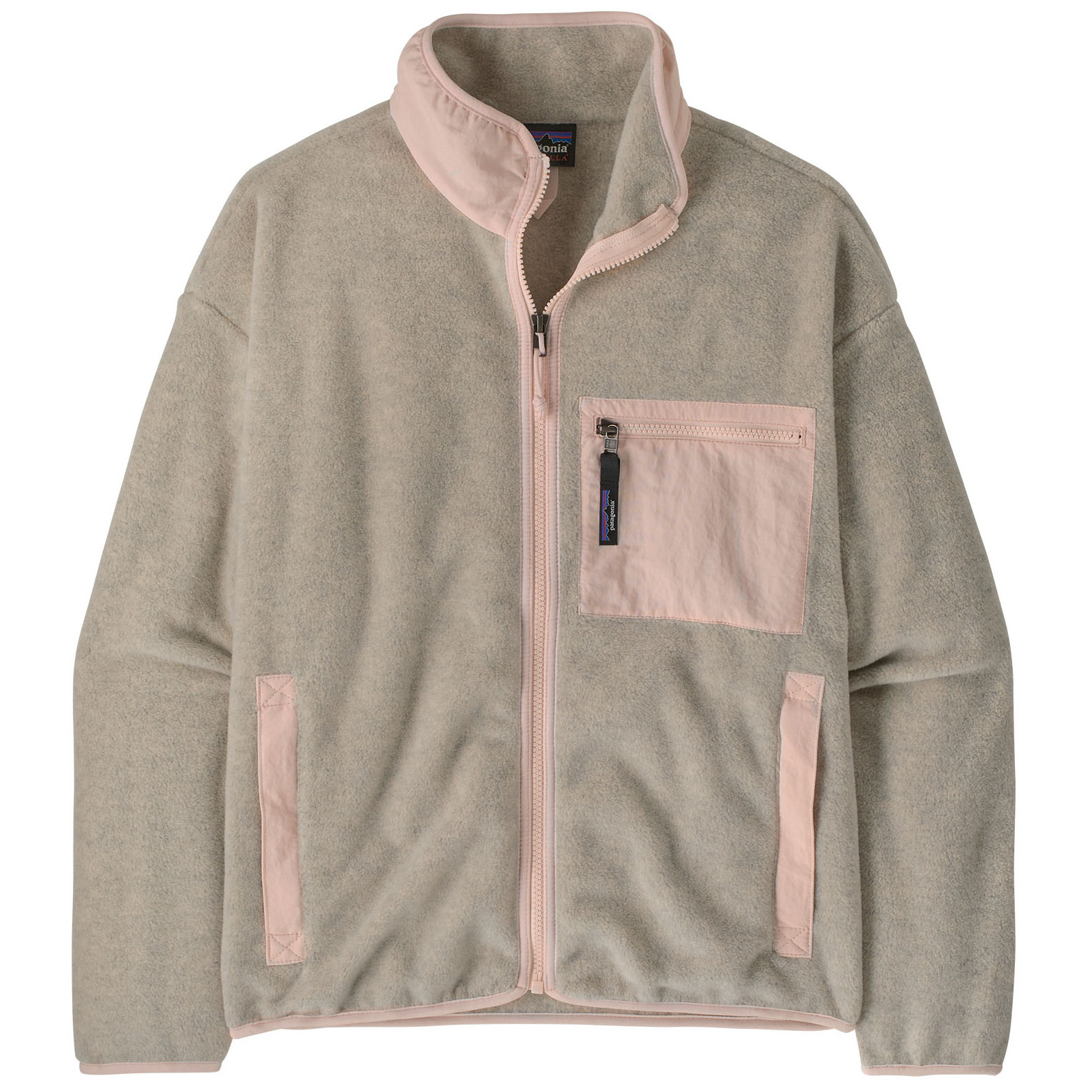 Bluza damska Patagonia W's Synch Jkt Rozmiar: L / Kolor: szary/różówy