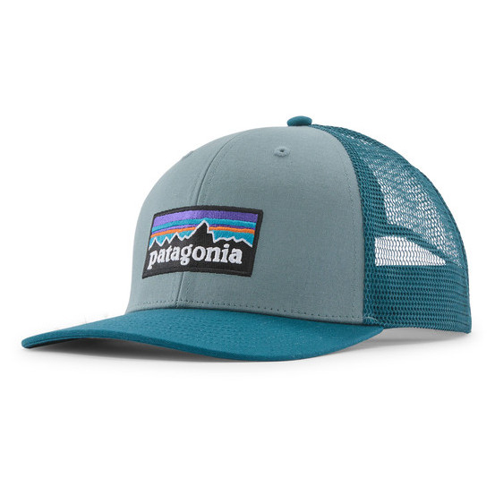 Czapka z daszkiem Patagonia P-6 Logo Trucker Hat Kolor: jasnoniebieski