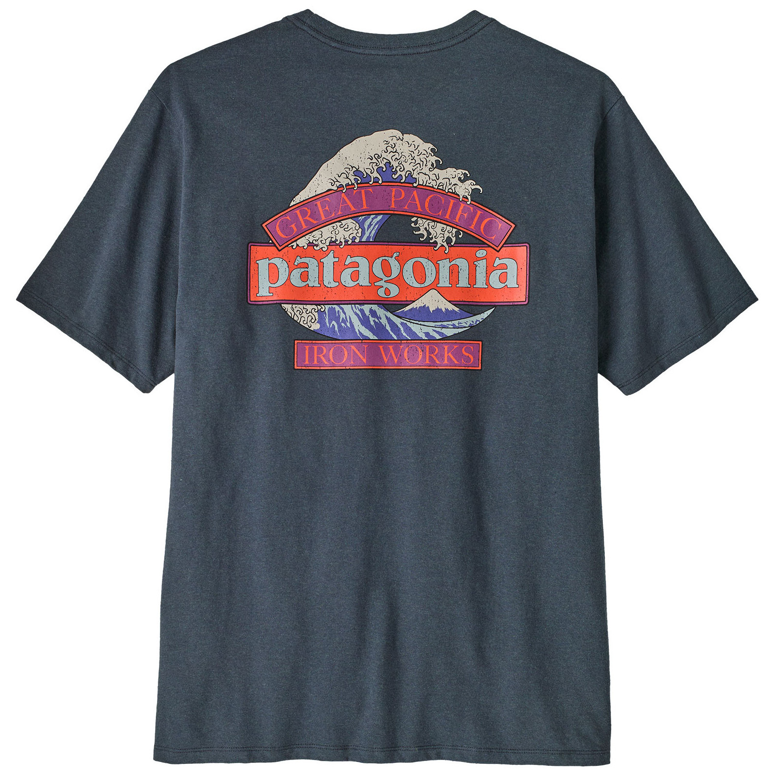 Koszulka męska Patagonia Great Waves Responsibili-Tee Rozmiar: M / Kolor: ciemnoniebieski