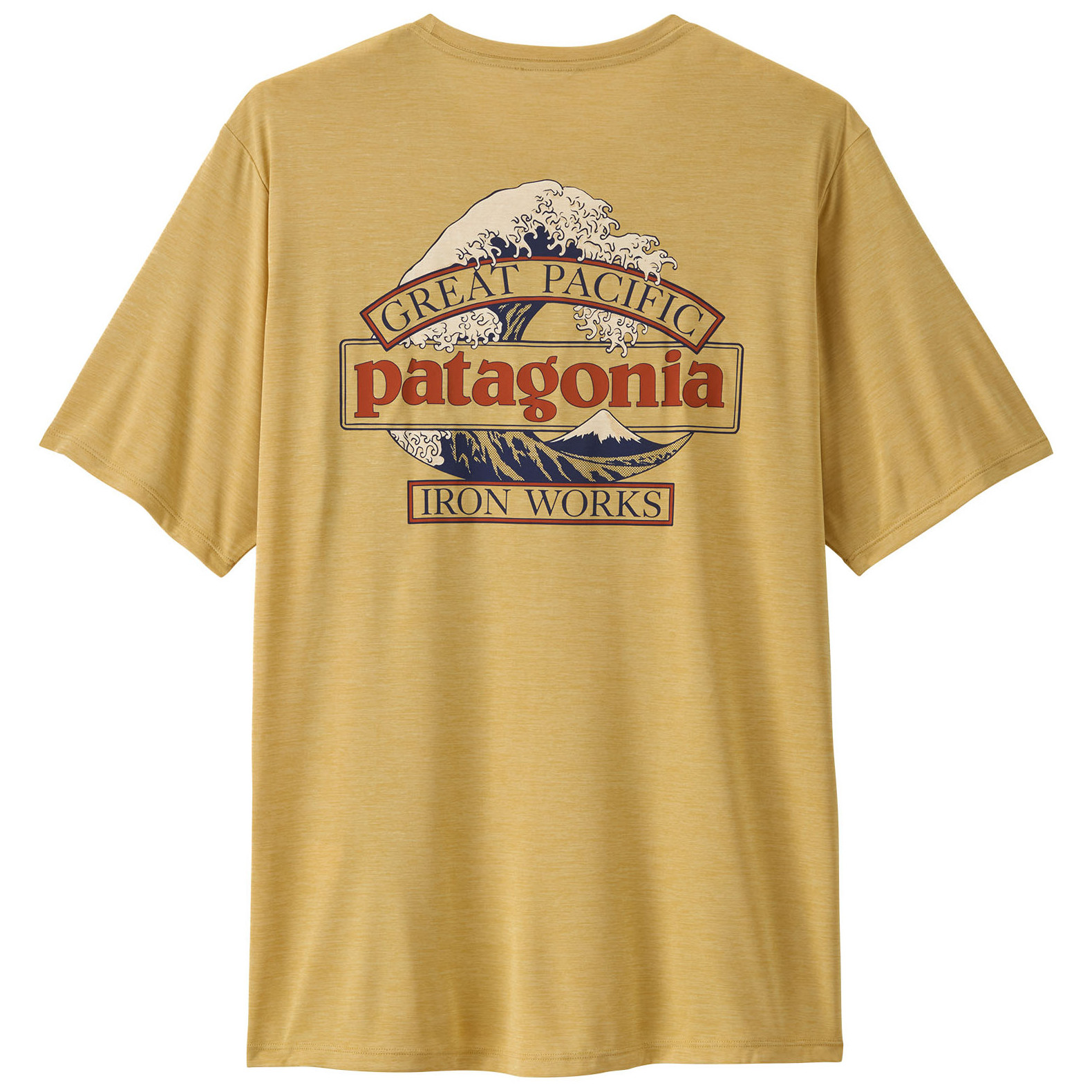 Koszulka męska Patagonia Men's Capilene Cool Daily Shirt - Great Waves Rozmiar: L / Kolor: żółty