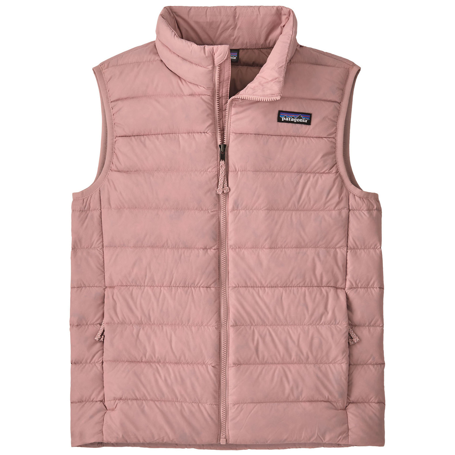 Kamizelka dziecięca Patagonia K's Down Sweater Vest - Fuzzy Mauve Rozmiar dziecięcy: M / Kolor: różowy