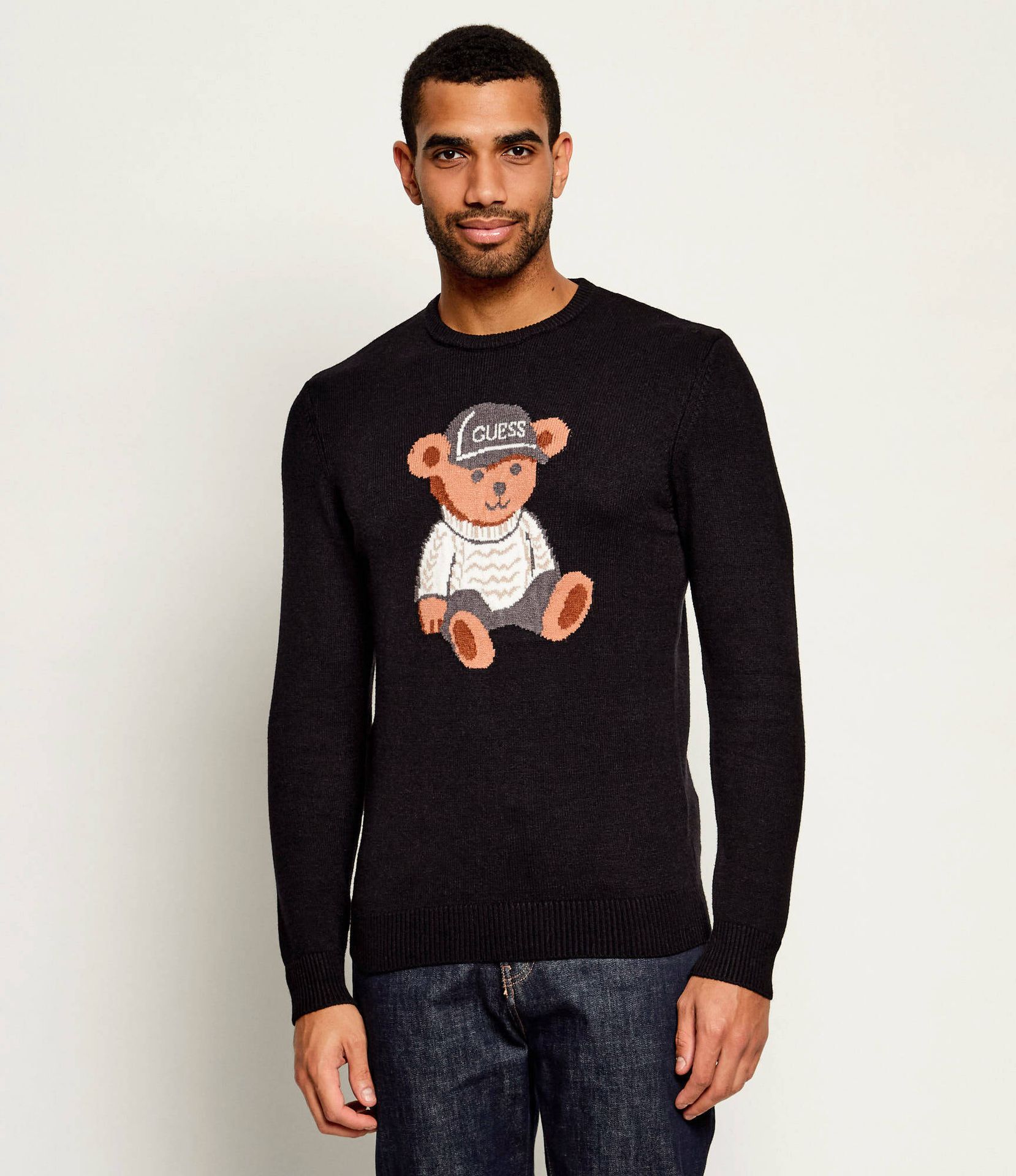 GUESS Sweter Navin Slim Fit
