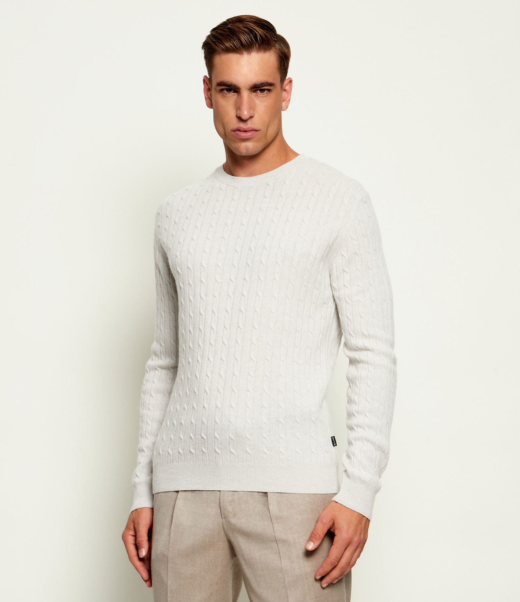 Sand Copenhagen Sweter Iq Regular Fit z dodatkiem wełny i kaszmiru