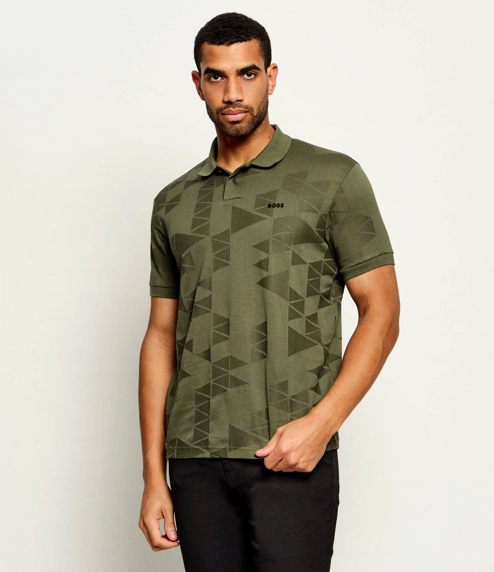 BOSS GREEN Polo PL_Network JQ Pirax Regular Fit