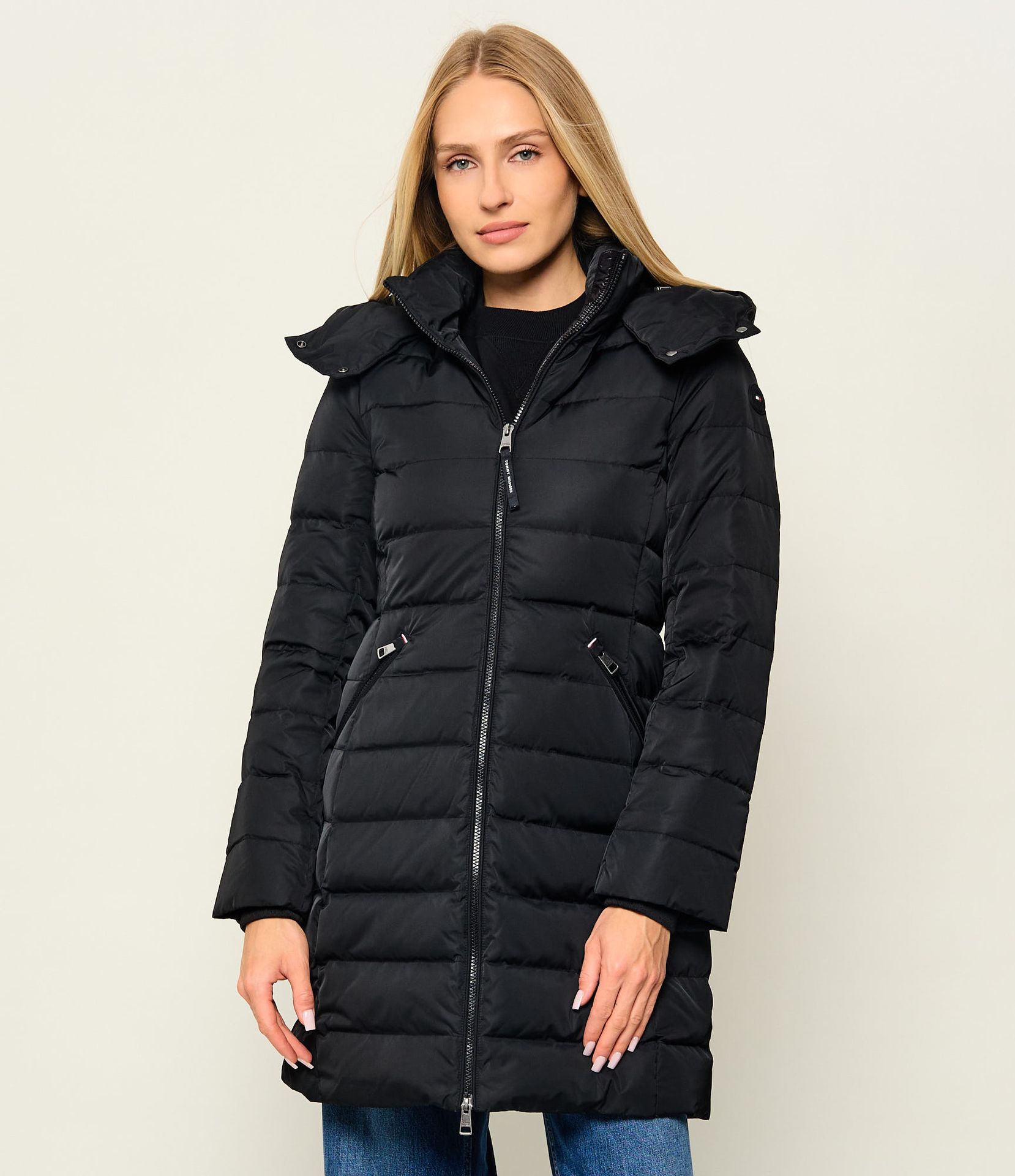 Tommy Hilfiger Puchowy płaszcz
