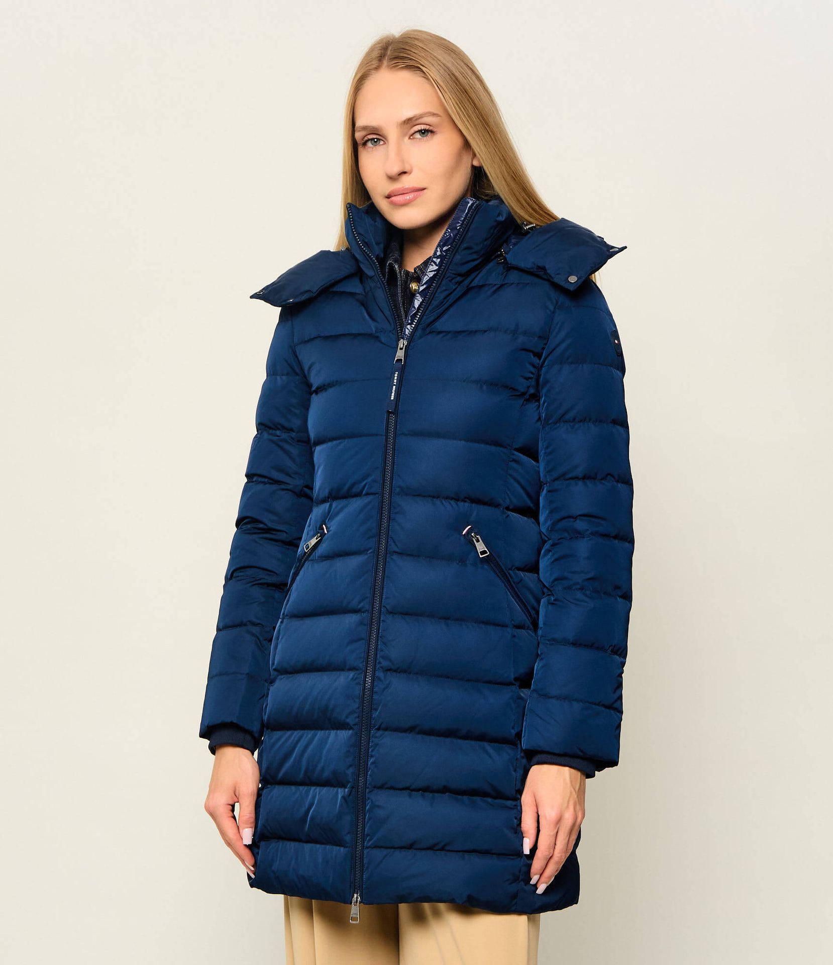 Tommy Hilfiger Puchowy płaszcz