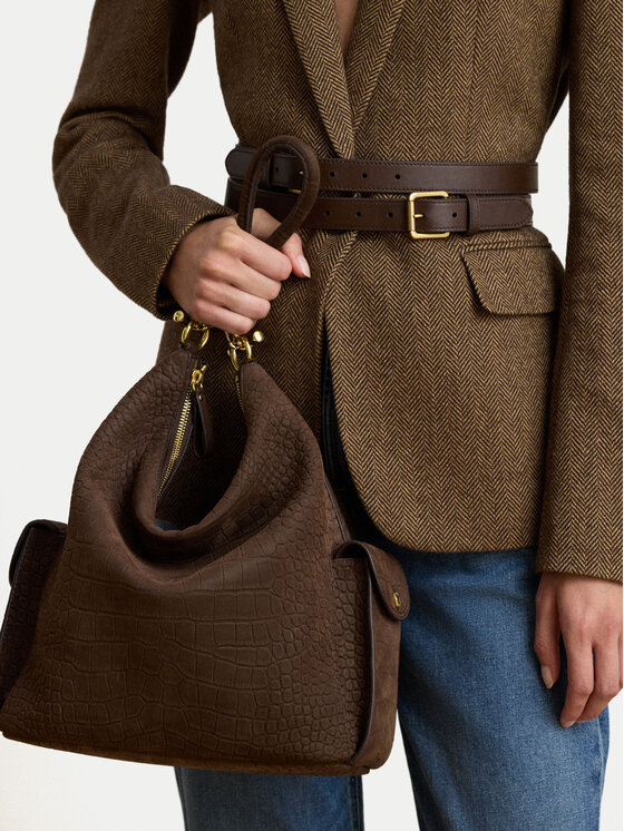 LAUREN RALPH LAUREN Torebka 431P18458003 Brązowy ciemny