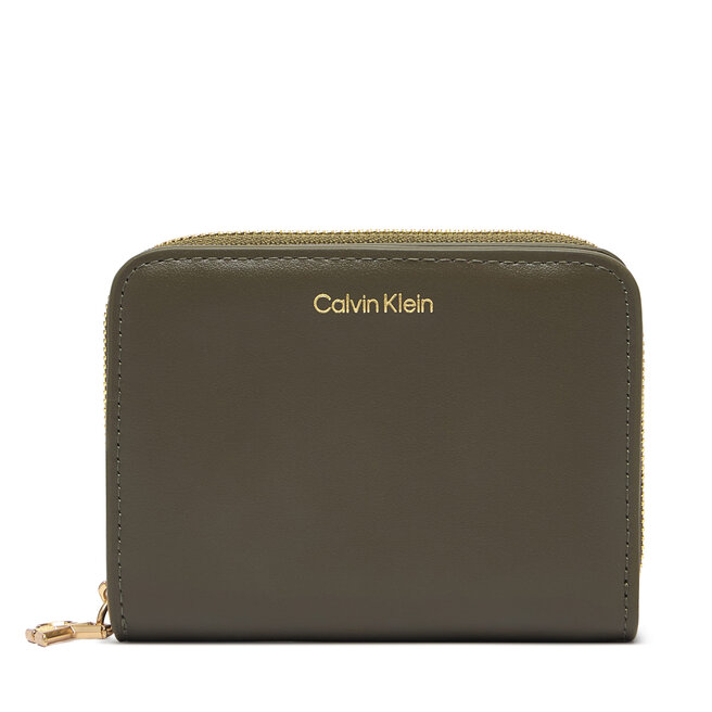 Portfel Calvin Klein LV04F1075G Zielony ciemny