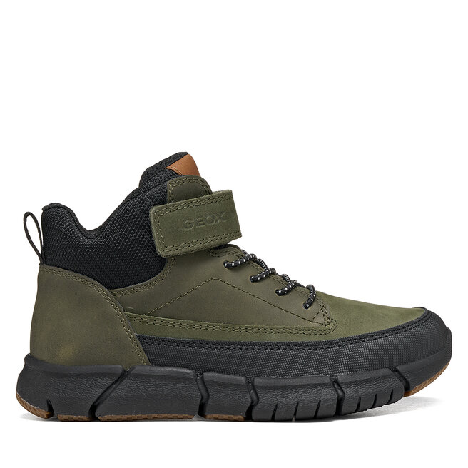 Trzewiki Geox J Flexyper Boy J369BA 032ME C3009 M Zielony ciemny
