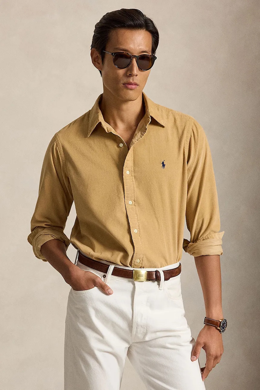 Polo Ralph Lauren 21W Corduroy koszula bawełniana męska