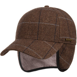 Czapka z Nausznikami Kinty Wool by Stetson, ciemnobrązowy , XXL (62-63 cm)
