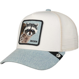 Czapka Trucker Denim Degen by Goorin Bros., biały, One Size