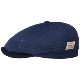 Kaszkiet 6 Panel Quilted Cotton by Stetson, ciemnoniebieski, S (54-55 cm)