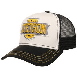 Czapka Trucker Classic Since 1865 by Stetson, czarno-beżowy, One Size