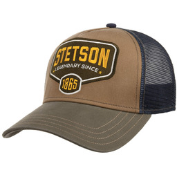 Czapka Trucker Legendary 1865 by Stetson, brązowy, One Size Big