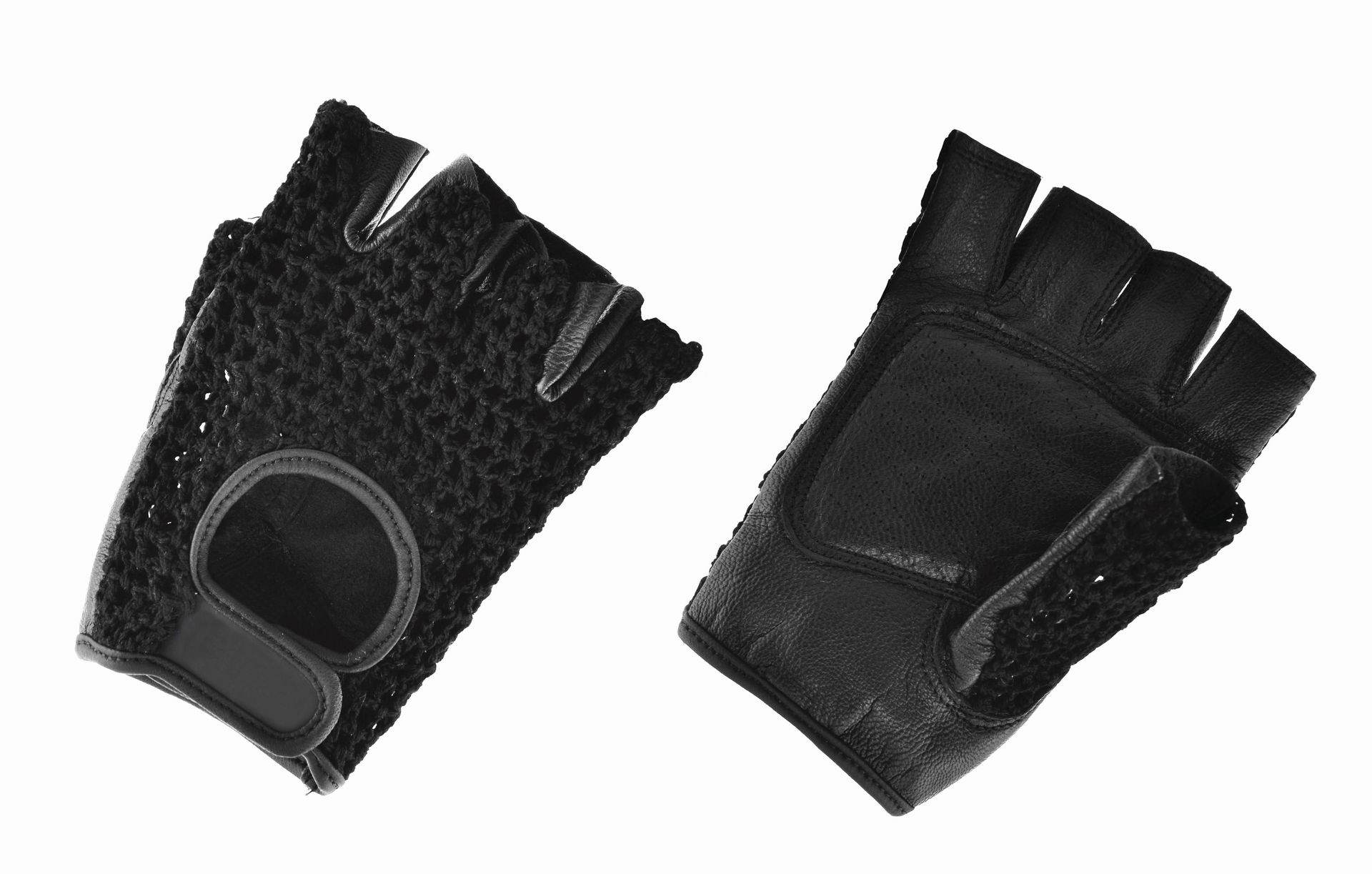 Rękawiczki rowerowe Classic z pianką, czarne