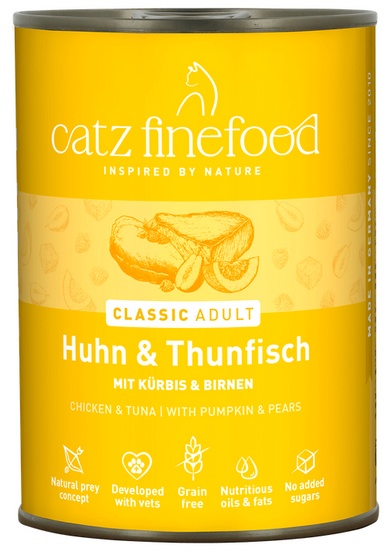 Catz Finefood N.25 Kurczak i Tuńczyk puszka 400g / 4260101762382