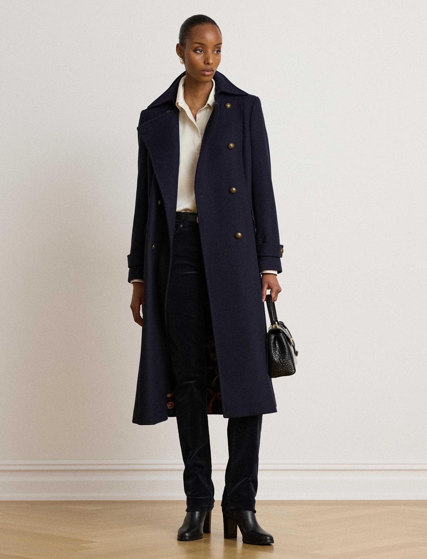 LAUREN RALPH LAUREN Wełniany płaszcz