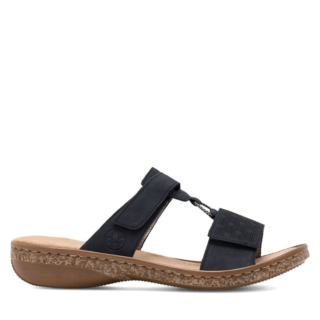 Klapki Rieker 62885-14 Granatowy