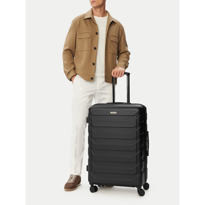 Walizka duża GINO ROSSI CEO-GIN-L-001-05-BLACK 2 Czarny
