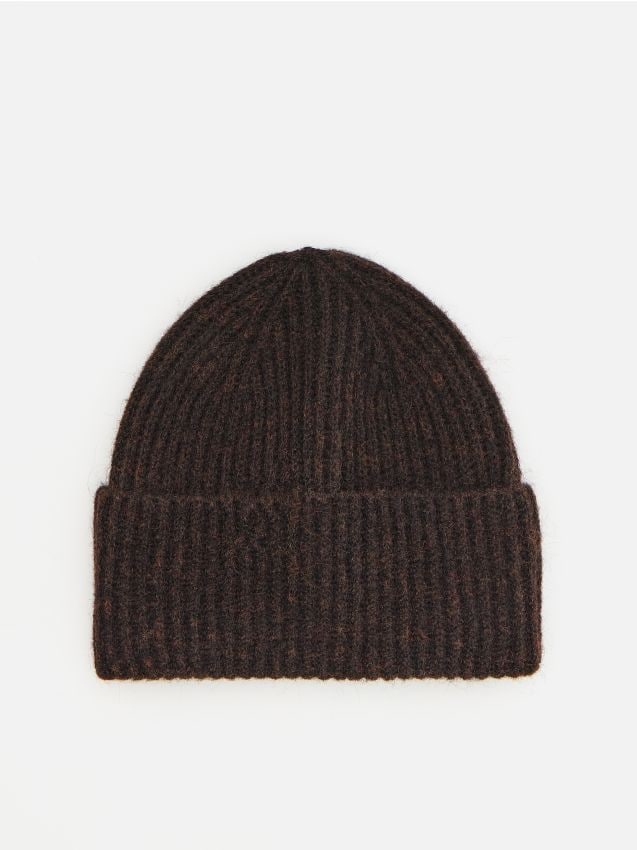 Reserved - Czapka beanie - ciemnobrązowy
