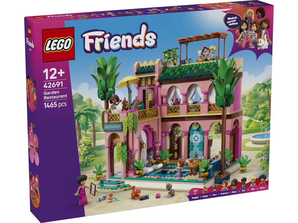 LEGO 42691 Friends Restauracja z ogrodem