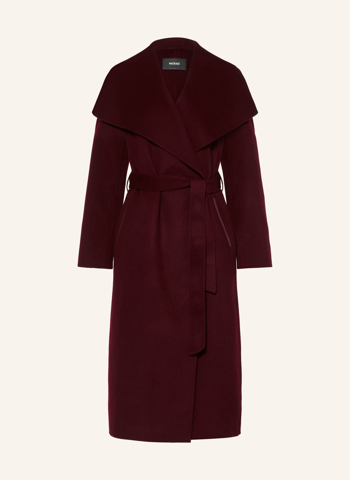 Mackage Płaszcz Wełniany Mai rot