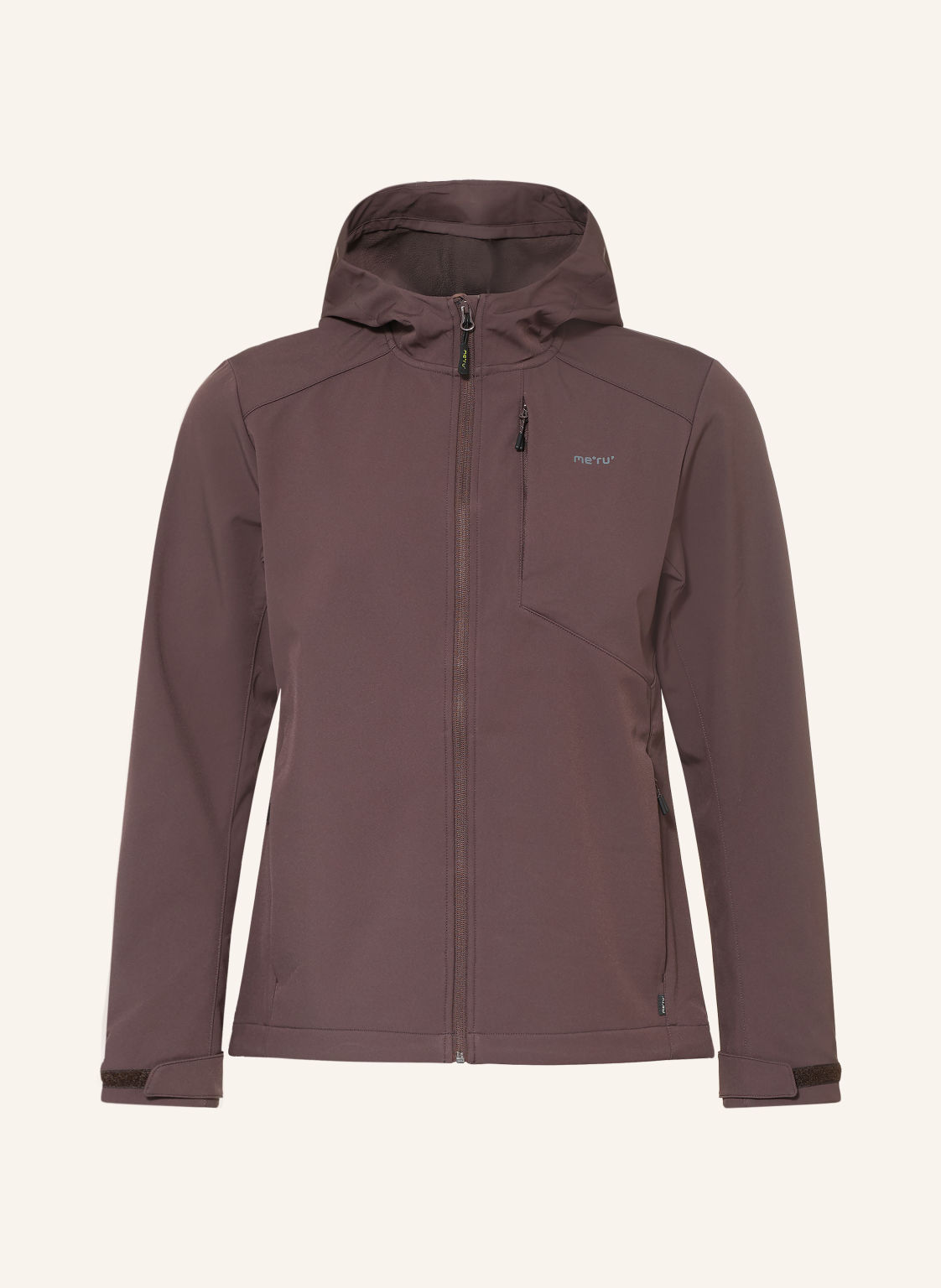 Me°Ru' Kurtka Softshell Bordeaux braun