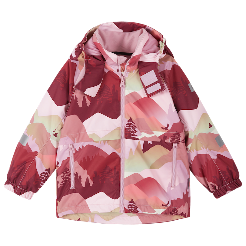 Dziecięca kurtka zimowa Reima Muonio Grey Pink Rozmiar dziecięcy: 122 / Kolor: szary/różówy