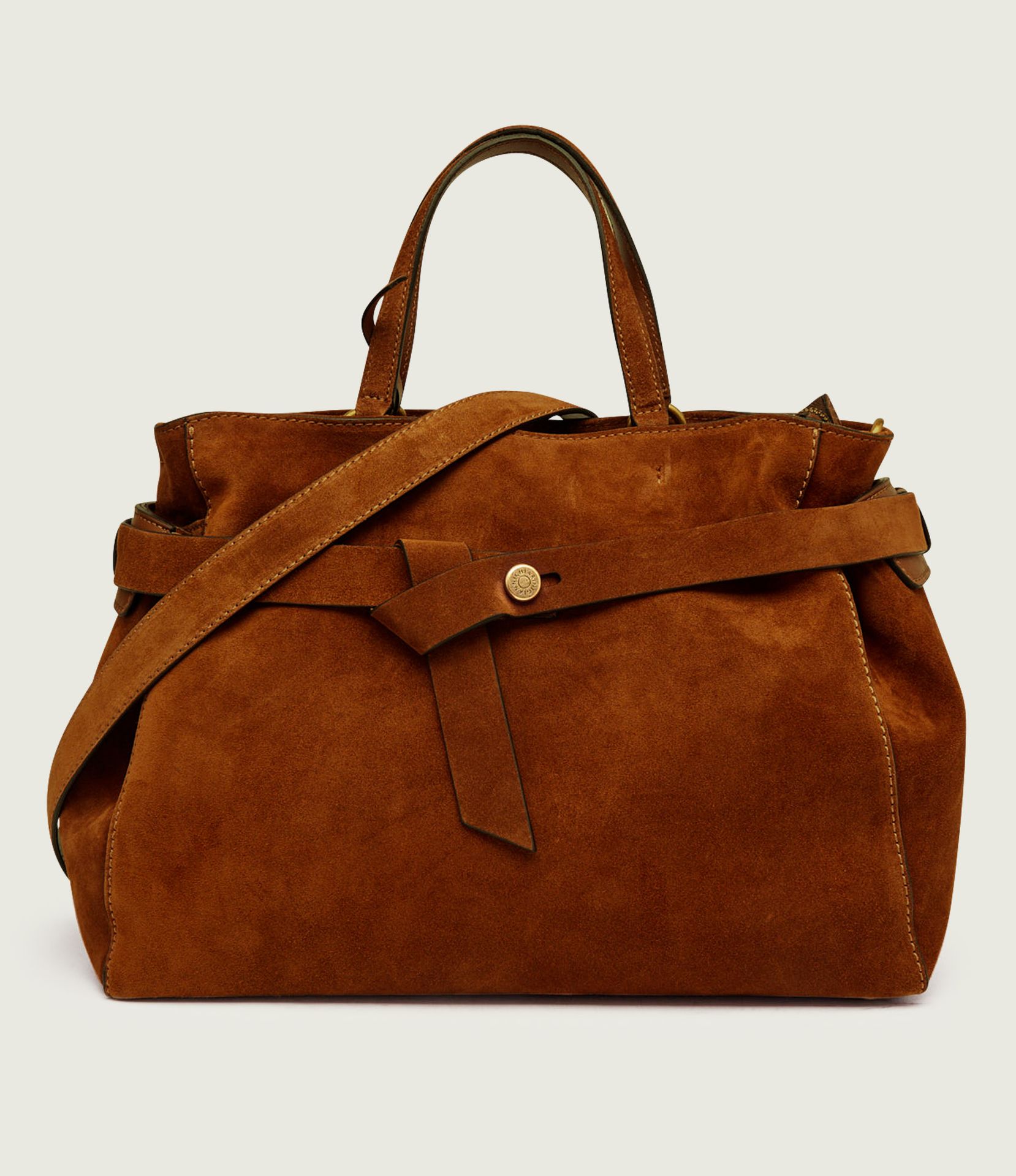 GIANNI CHIARINI Shopperka Miranda zamsz