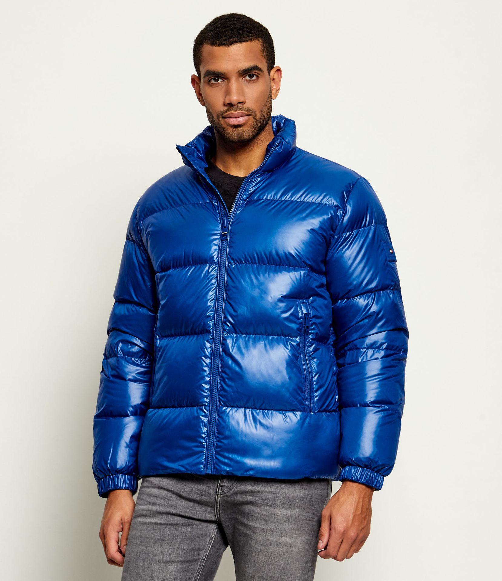 Tommy Hilfiger Puchowa kurtka Shiny Regular Fit