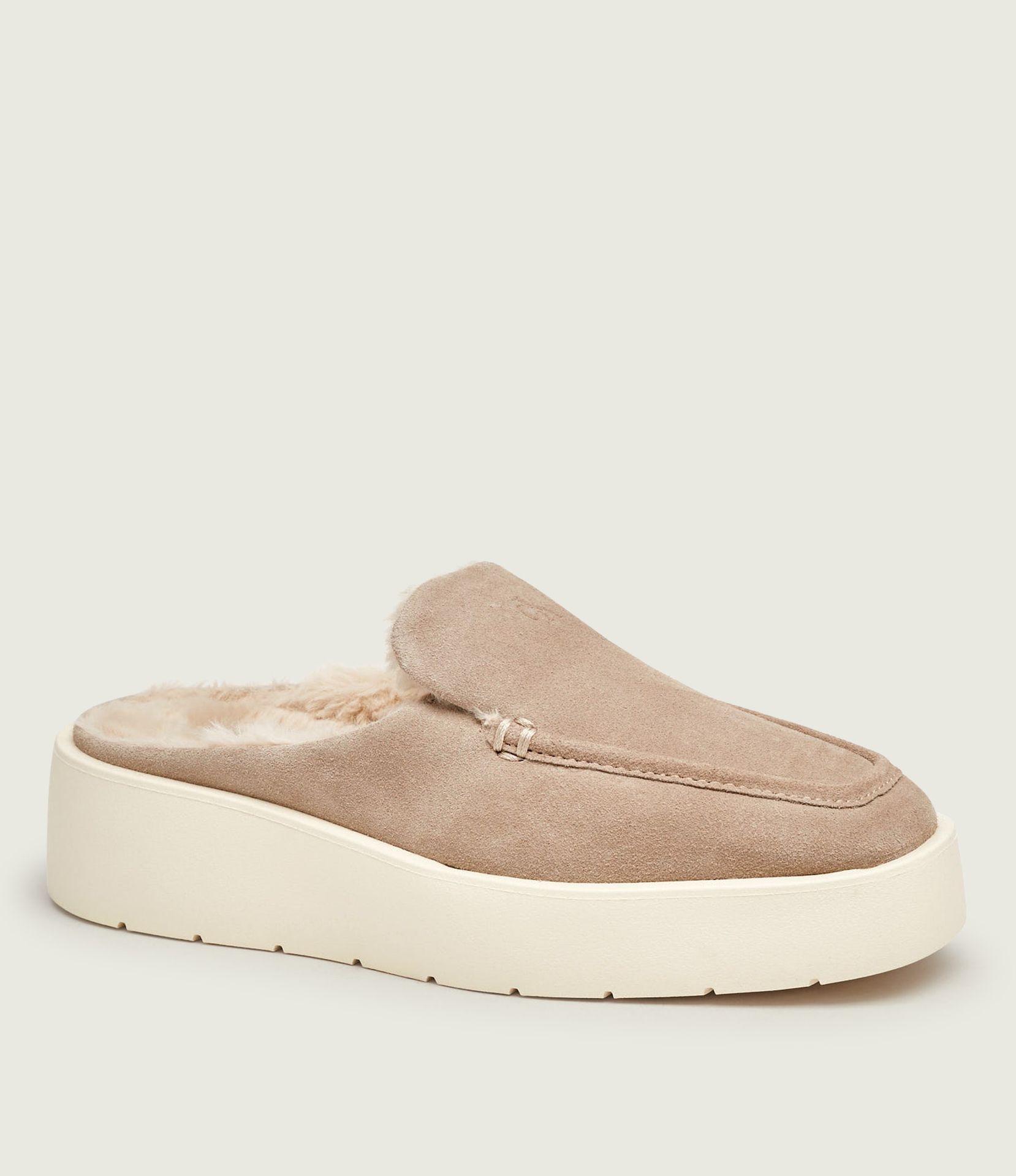 Calvin Klein Ocieplane mule shearling zamsz