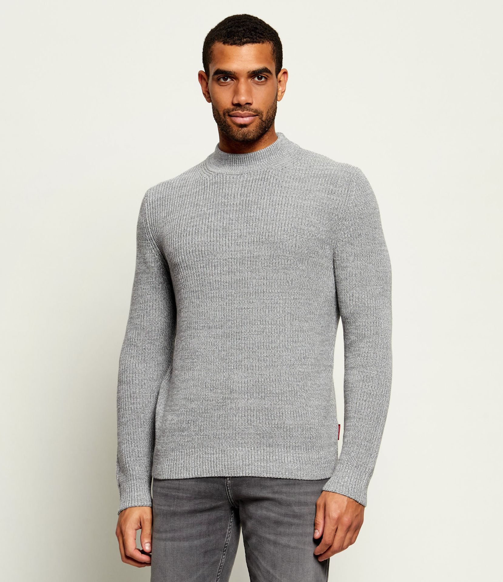 Joop! Jeans Półgolf Orlissor Regular Fit z dodatkiem wełny