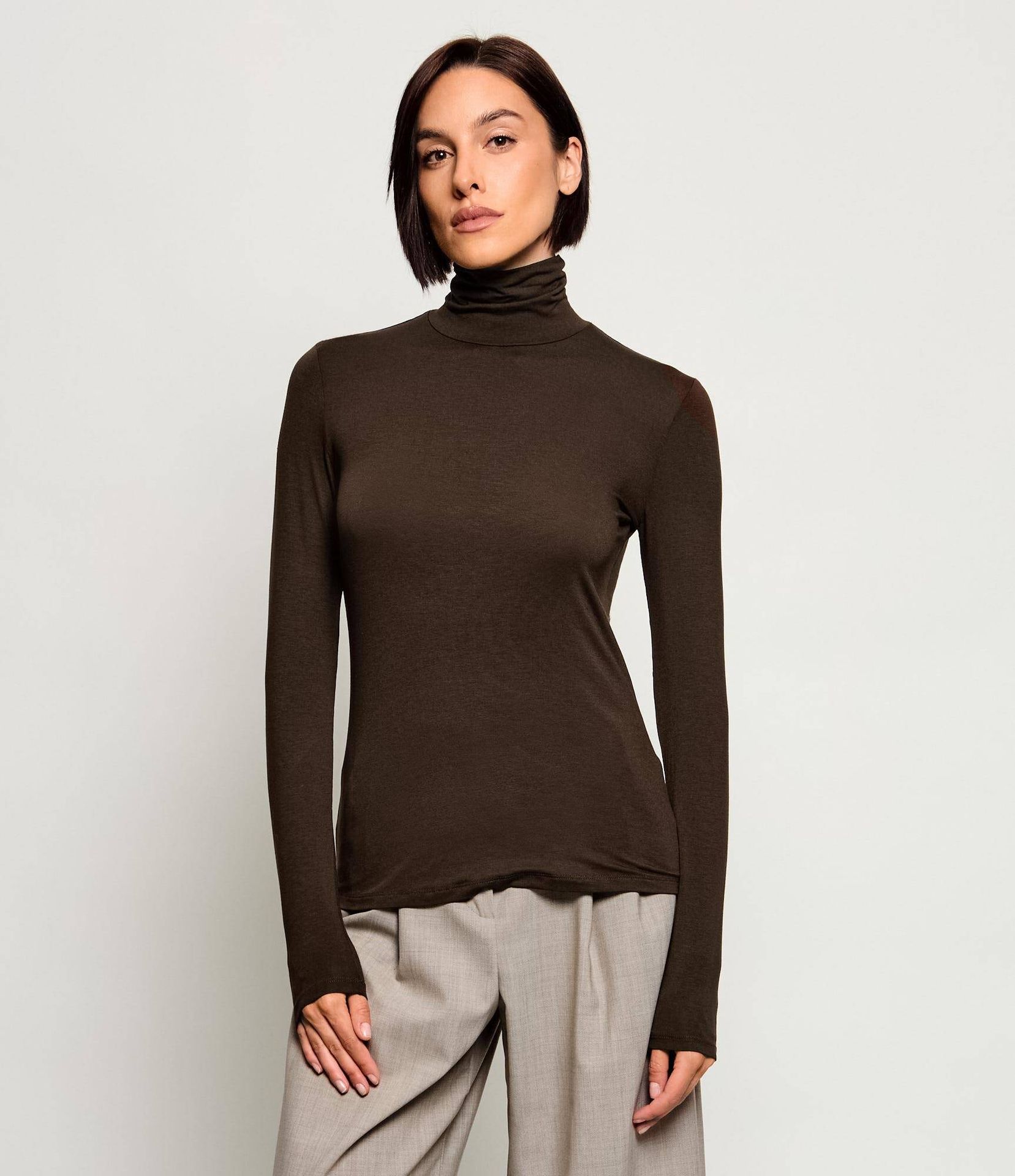 Weekend MaxMara Półgolf Wkdmultif Slim Fit