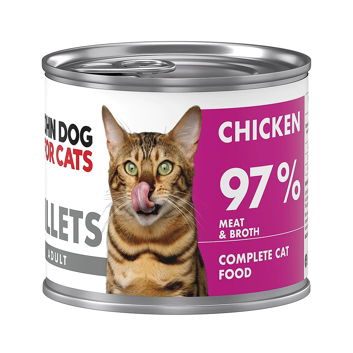 Karma mokra John Dog for Cats Filety Kurczak; 140 g