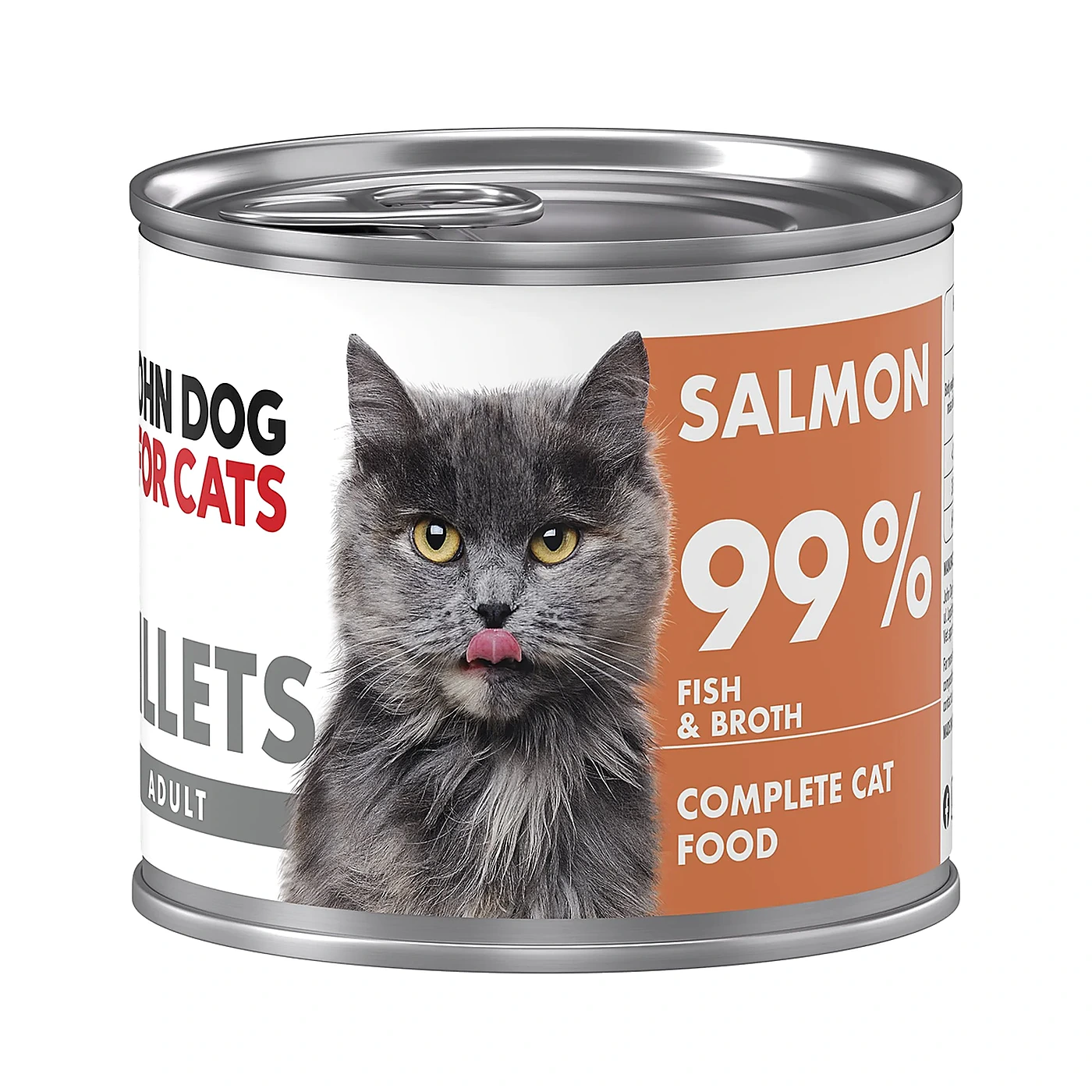 Karma mokra John Dog for Cats Filety Łosoś; 140 g