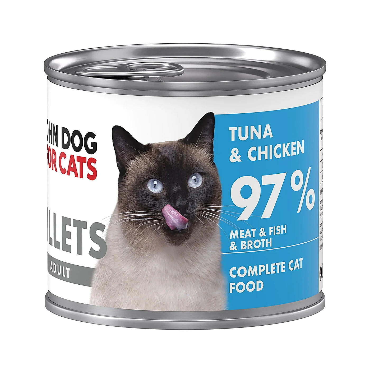 Karma mokra John Dog for Cats Filety Tuńczyk i kurczak -140 g