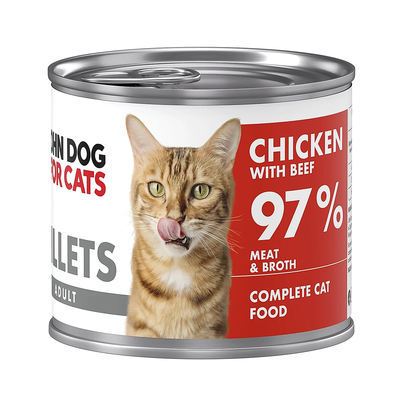 Karma mokra John Dog for Cats Filety Kurczak z wołowiną; 140 g