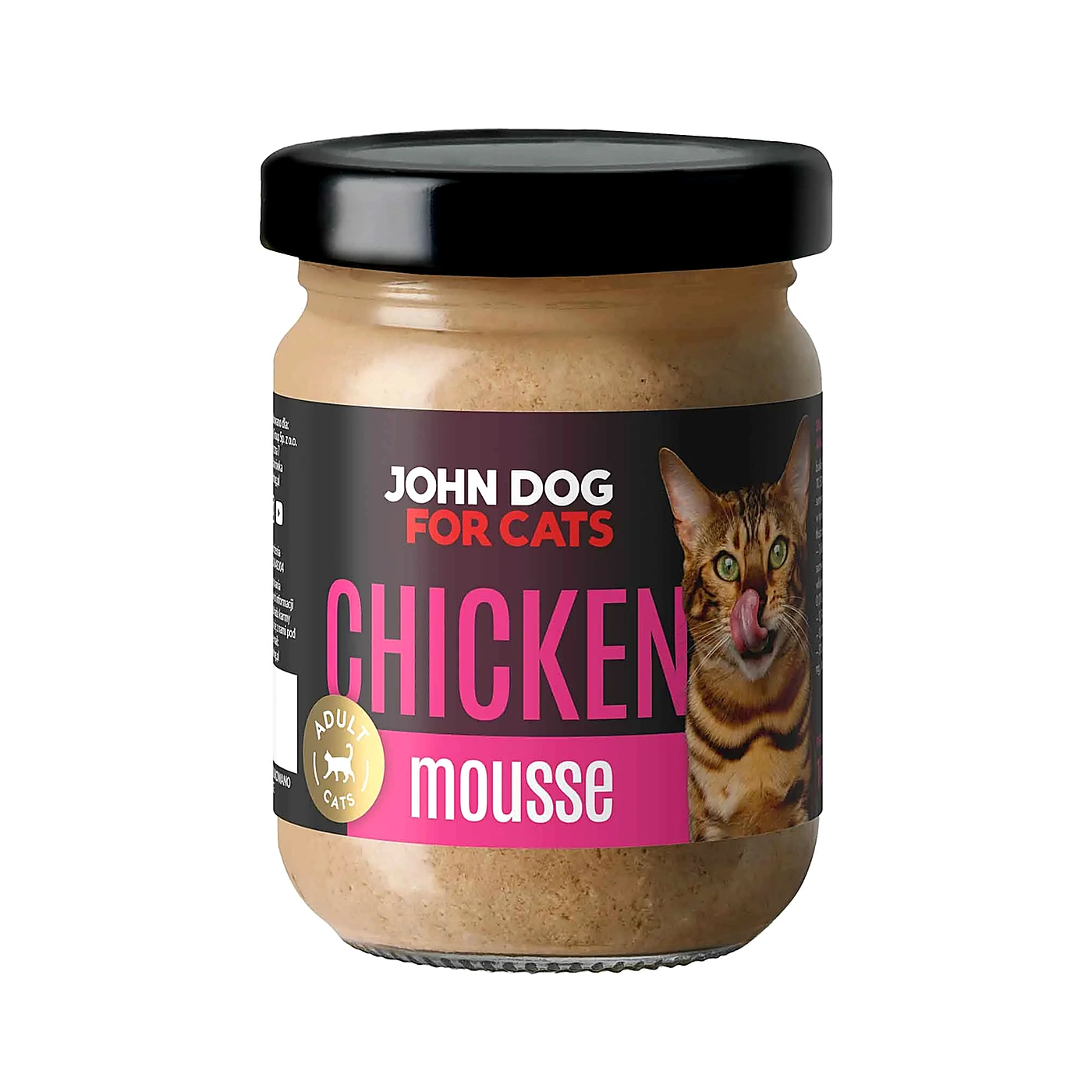 Karma mokra dla kotów John Dog for Cats MUS 100g; kurczak