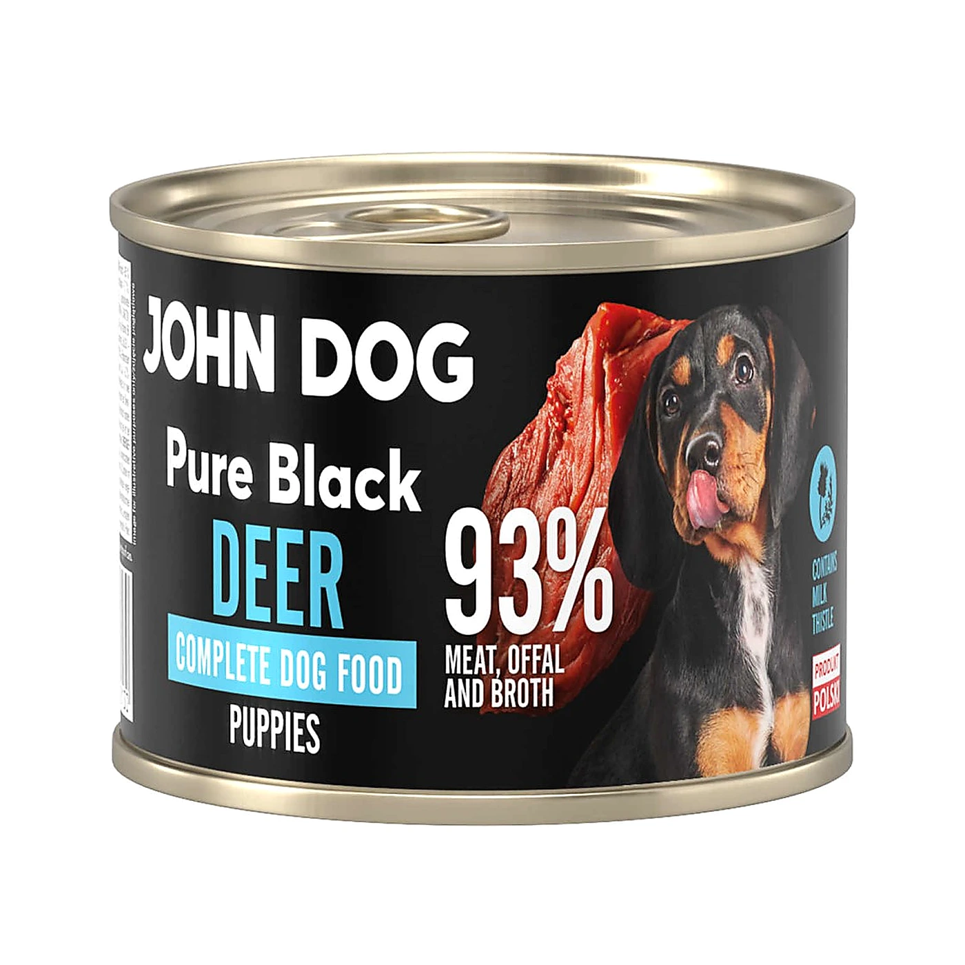 Monobiałkowa karma mokra dla szczeniaka Jeleń Pure Black Junior 200g