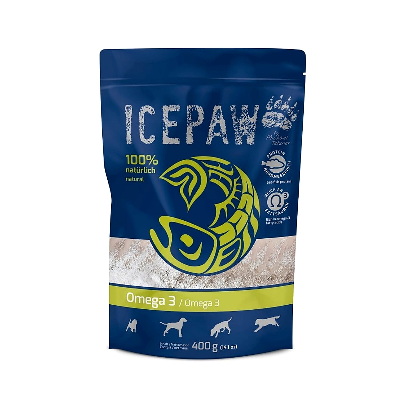 ICEPAW Omega 3 dla psów 400g