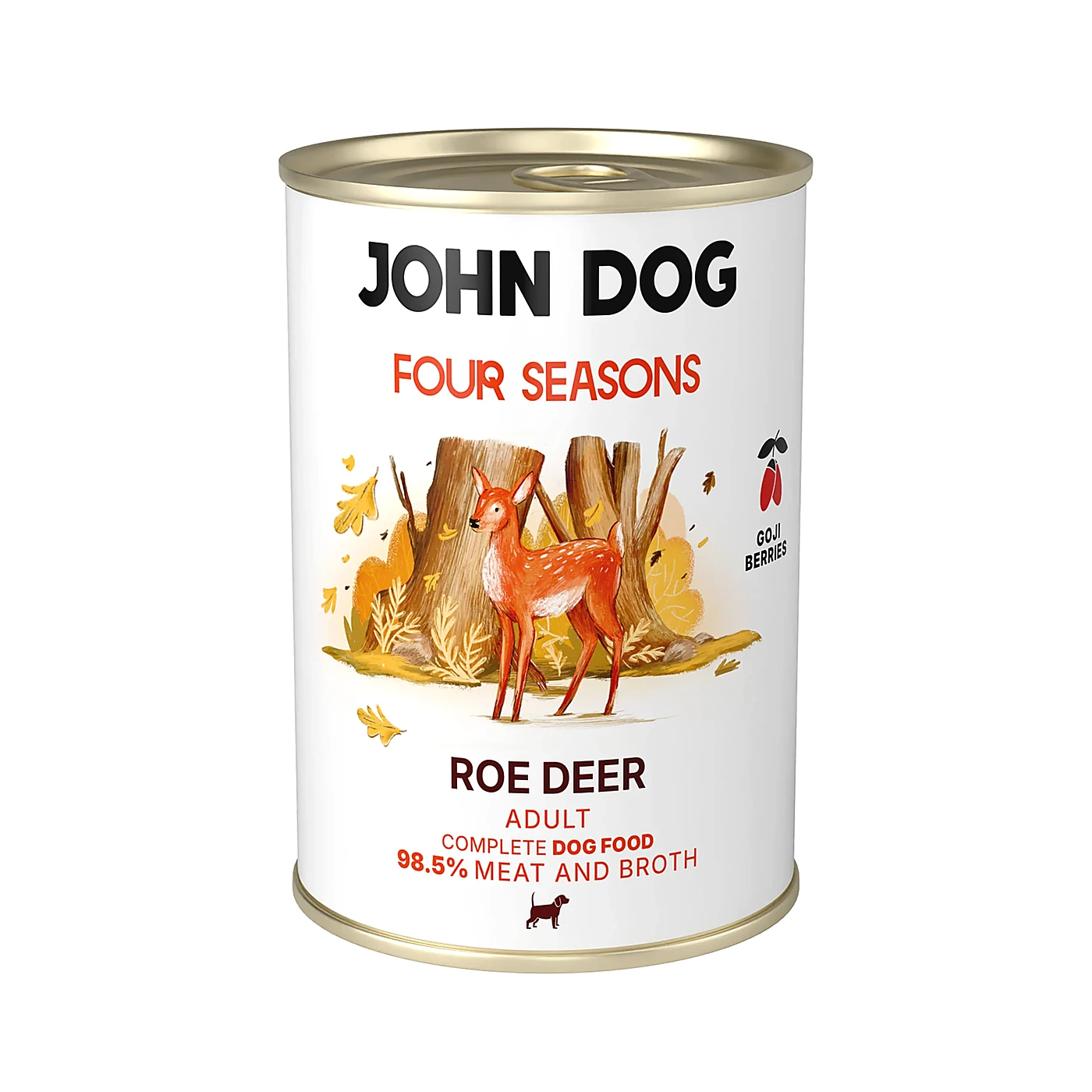 Monobiałkowa karma mokra dla psa Sarna Four Seasons John Dog 400 g