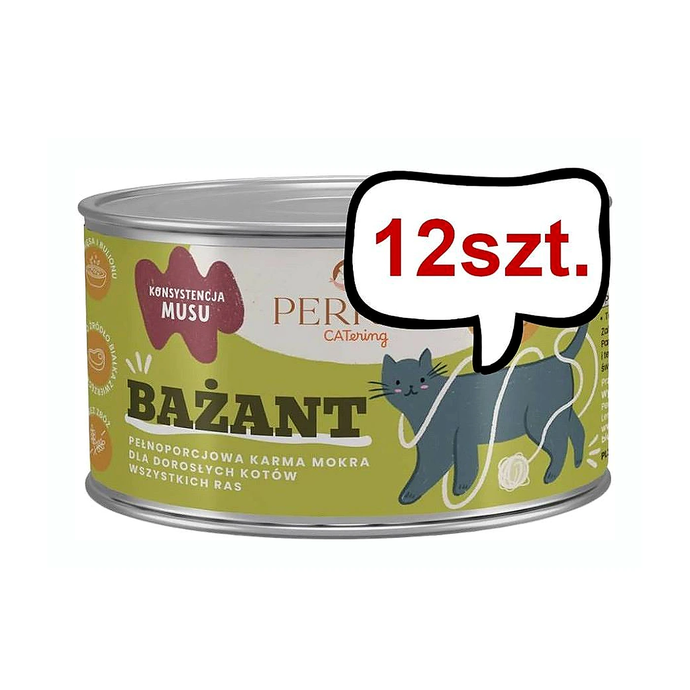 PERRO CATERING karma dla kotów Bażant 185g