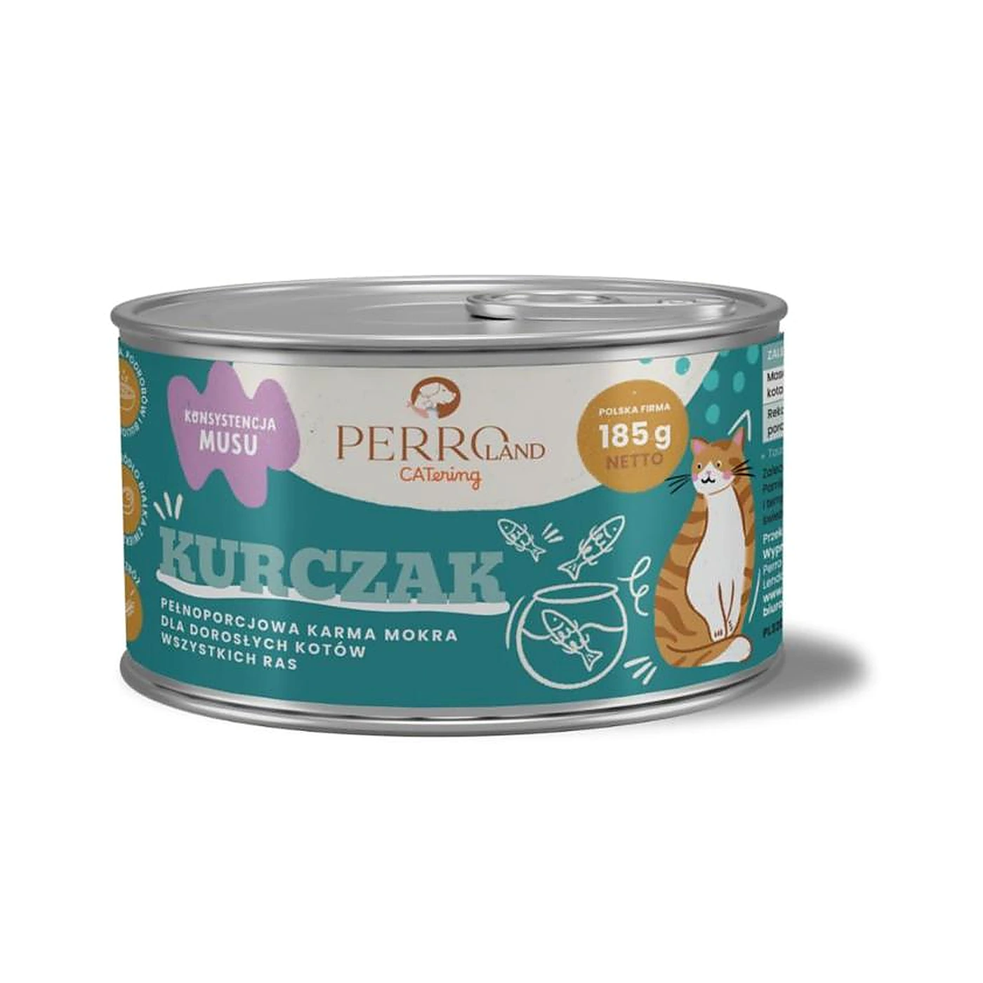 PERRO CATERING karma dla kotów Kurczak 185g