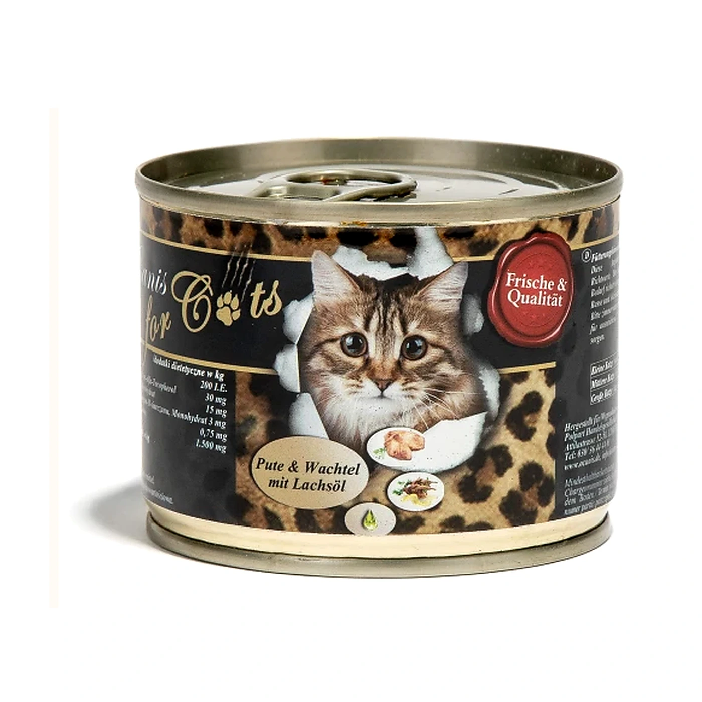 O'Canis for Cats: Przepiórka i indyk z olejem łososiowym 200g