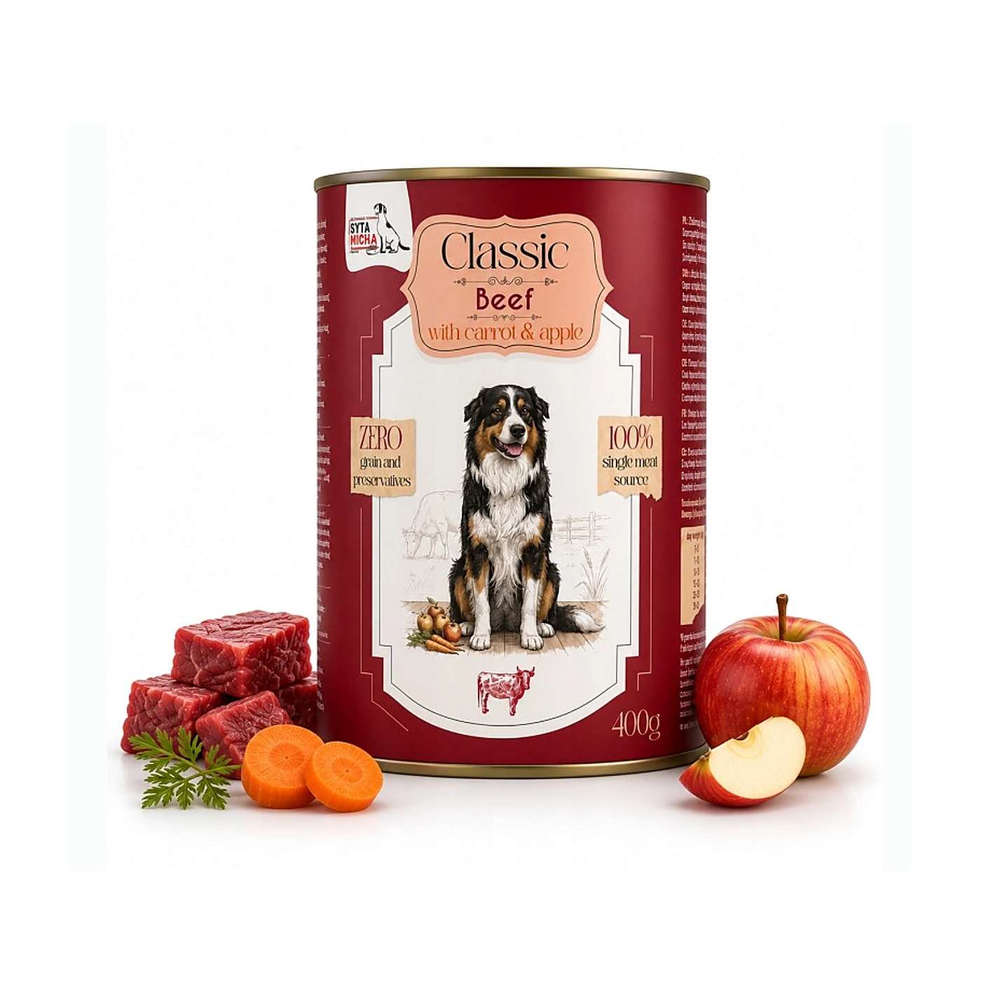 Syta Micha Classic wołowina z marchewką 400g