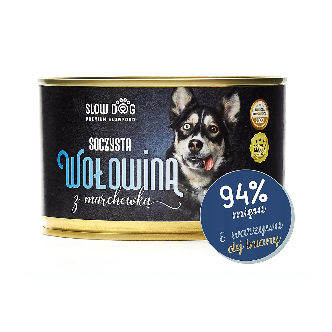 Slow Dog Soczysta wołowina z marchewką 410G