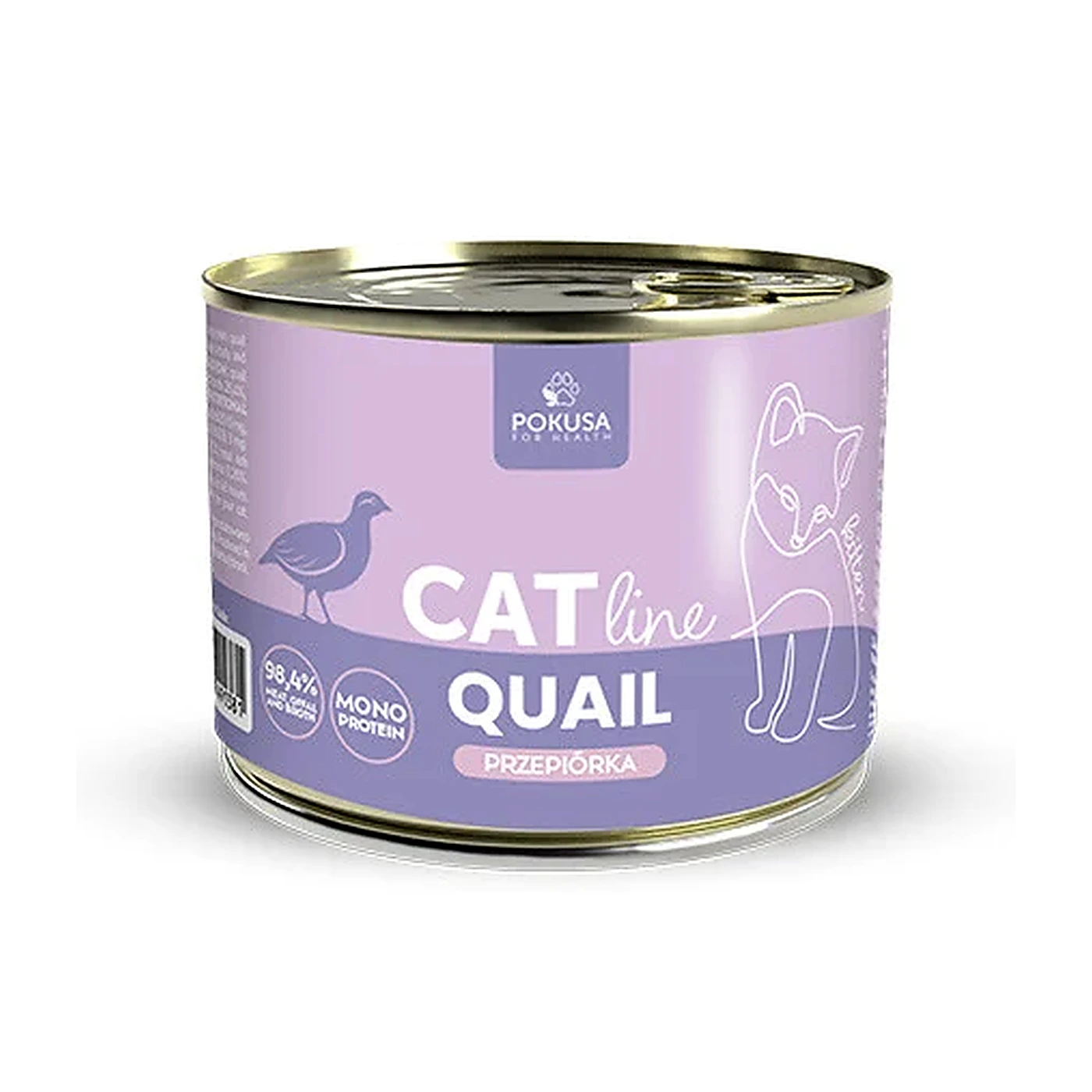 CatLine karma mokra Quail / Przepiórka 200g KITTEN