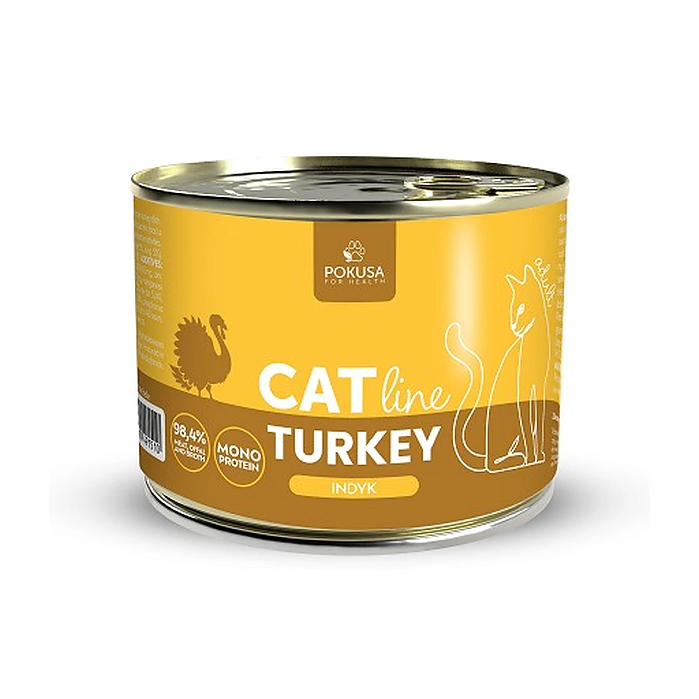 CatLine indyk karma mokra dla kotów 400g